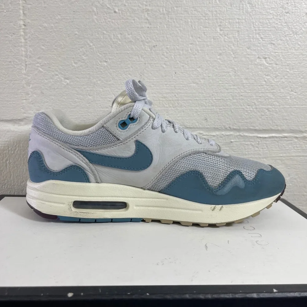 Nike‎ Air Max 1 x Patta Waves Noise Aqua DH1348-004 Sneakers Men's 8 US/7 UK